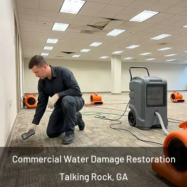  Commercial Water Damage Restoration Talking Rock, GA