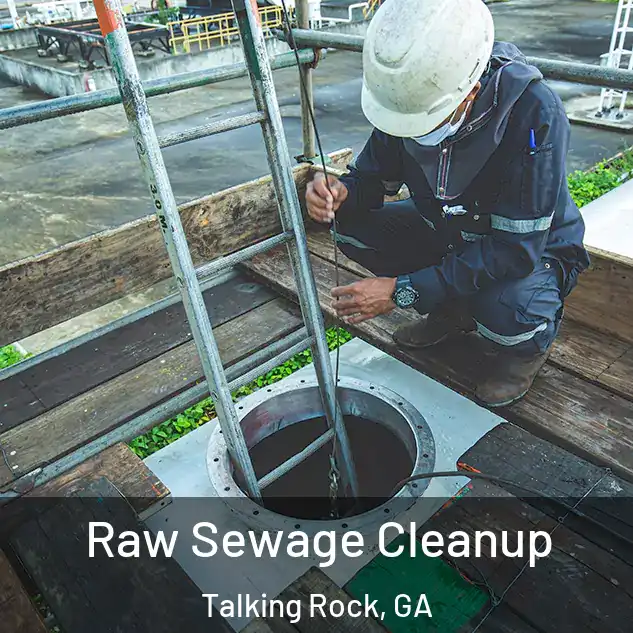  Raw Sewage Cleanup Talking Rock, GA